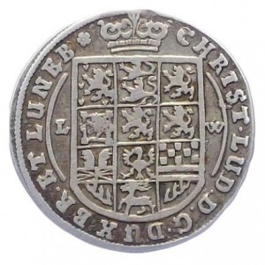 Реверс монеты Брауншвейг-Люнебург, ½ рейхсорта, 1650-1665