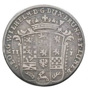 Аверс монеты Брауншвейг-Люнебург, ¼ талера, 1691
