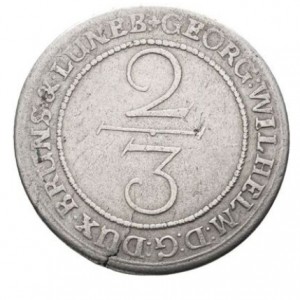 Аверс монеты Брауншвейг-Люнебург, ⅔ талера, 1690