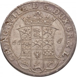 Аверс монеты Брауншвейг-Люнебург, ⅔ талера, 1692-1697