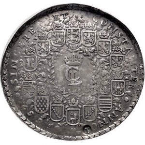 Аверс монеты Брауншвейг-Люнебург, 3 талера, 1657, Лошадь смотрит вверх