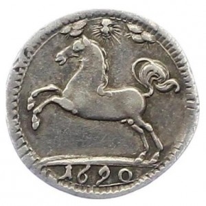 Реверс монеты Брауншвейг-Люнебург, ½ дуката, 1685-1690