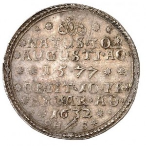 Реверс монеты Брауншвейг-Люнебург, 1 талер, 1632, Смерть Магнуса, брата Кристиана