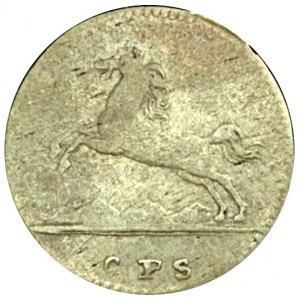 Аверс монеты Брауншвейг-Люнебург, 1/24 талера, 1733-1735