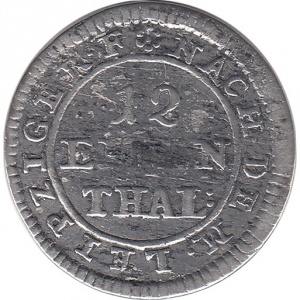Реверс монеты Брауншвейг-Люнебург, ¹⁄₁₂ талера, 1741-1757