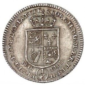 Аверс монеты Брауншвейг-Люнебург, ⅙ талера, 1730-1732