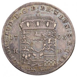 Аверс монеты Брауншвейг-Люнебург, ¼ талера, 1703