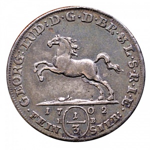 Аверс монеты Брауншвейг-Люнебург, ⅓ талера, 1702