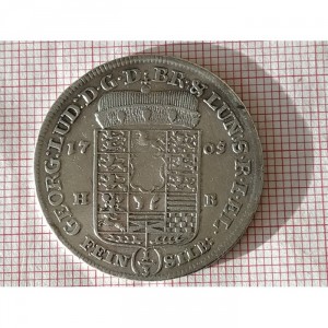 Аверс монеты Брауншвейг-Люнебург, ⅓ талера, 1705