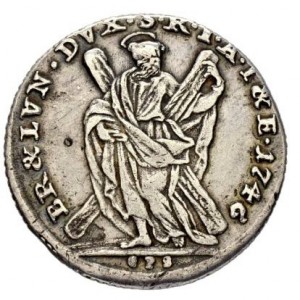 Реверс монеты Брауншвейг-Люнебург, ⅓ талера, 1740-1751