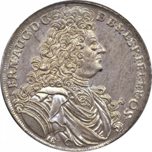 Аверс монеты Брауншвейг-Люнебург, ⅔ талера, 1693-1697
