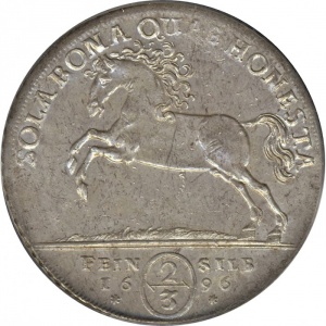 Реверс монеты Брауншвейг-Люнебург, ⅔ талера, 1693-1697