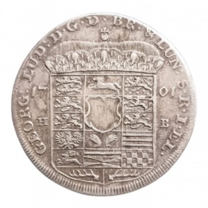 Аверс монеты Брауншвейг-Люнебург, ⅔ талера, 1698-1705