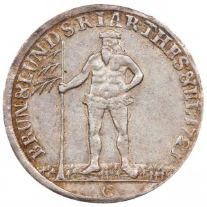 Реверс монеты Брауншвейг-Люнебург, ⅔ талера, 1716-1722