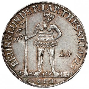 Реверс монеты Брауншвейг-Люнебург, ⅔ талера, 1723-1727