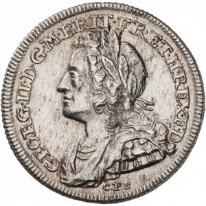 Аверс монеты Брауншвейг-Люнебург, ⅔ талера, 1730-1736