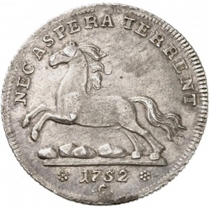 Реверс монеты Брауншвейг-Люнебург, ⅔ талера, 1740-1760