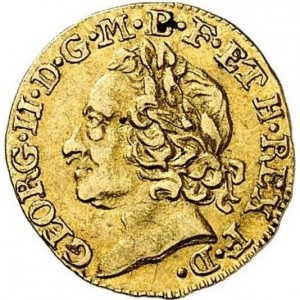 Аверс монеты Брауншвейг-Люнебург, ¼ гульдена, 1754-1757