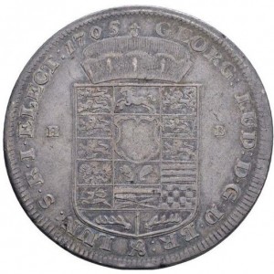 Аверс монеты Брауншвейг-Люнебург, 1 талер, 1705