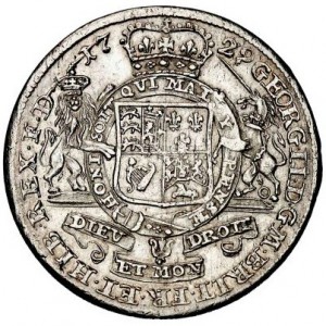 Аверс монеты Брауншвейг-Люнебург, 1 талер, 1727-1729