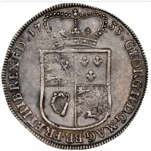 Аверс монеты Брауншвейг-Люнебург, 1 талер, 1730-1744, Дикий человек на реверсе