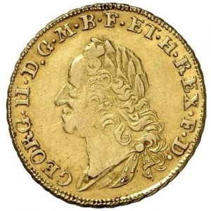 Аверс монеты Брауншвейг-Люнебург, 2 гульдена, 1749-1754, Голова на аверсе