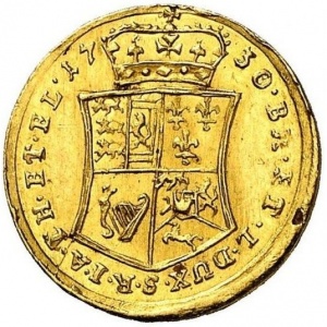 Реверс монеты Брауншвейг-Люнебург, ½ дуката, 1730-1737