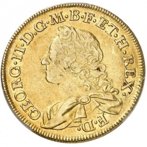 Аверс монеты Брауншвейг-Люнебург, 4 гульдена, 1749-1752