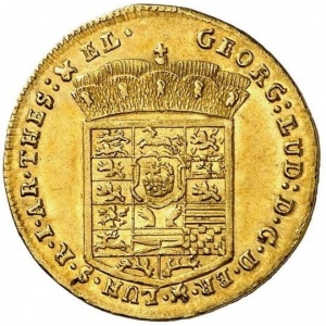 Аверс монеты Брауншвейг-Люнебург, 1 дукат, 1698-1714
