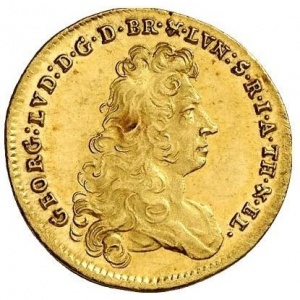 Аверс монеты Брауншвейг-Люнебург, 1 дукат, 1712-1723