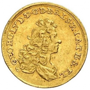 Аверс монеты Брауншвейг-Люнебург, 1 дукат, 1713