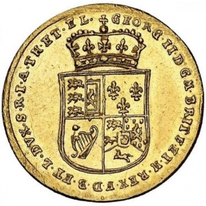 Аверс монеты Брауншвейг-Люнебург, 1 дукат, 1730-1756