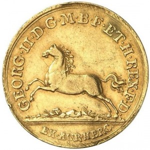 Аверс монеты Брауншвейг-Люнебург, 1 дукат, 1751