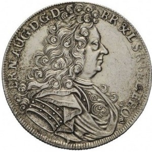 Аверс монеты Брауншвейг-Люнебург, ½ талера, 1698, Смерть Эрнеста Августа