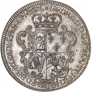 Аверс монеты Брауншвейг-Люнебург, 1 талер, 1745-1752, Шахта Удача Кроненбурга