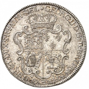 Аверс монеты Брауншвейг-Люнебург, 1 талер, 1750-1752, Шахта Блифельда