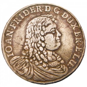 Реверс монеты Брауншвейг-Люнебург, ⅔ талера, 1673-1678