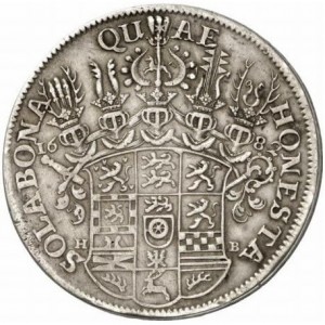 Реверс монеты Брауншвейг-Люнебург, 1 талер, 1681-1682