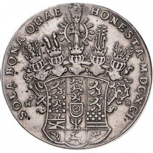 Реверс монеты Брауншвейг-Люнебург, 1 талер, 1691