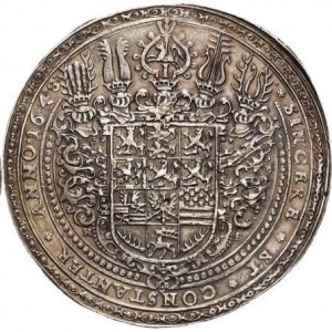 Реверс монеты Брауншвейг-Люнебург, 5 талеров, 1648