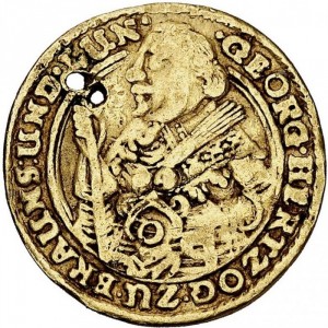 Аверс монеты Брауншвейг-Люнебург, 1 дукат, 1635-1638