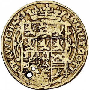 Реверс монеты Брауншвейг-Люнебург, 1 дукат, 1635-1638