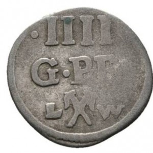 Реверс монеты Брауншвейг-Люнебург, 4 пфеннига, 1650-1656