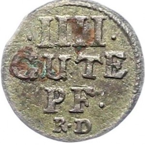 Реверс монеты Брауншвейг-Люнебург, 4 пфеннига, 1673-1677