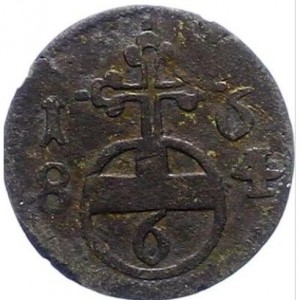 Реверс монеты Брауншвейг-Люнебург, 6 пфеннигов, 1684-1685