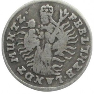 Аверс монеты Брауншвейг-Люнебург, 1 мариенгрош, 1676-1685