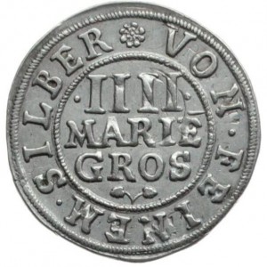 Реверс монеты Брауншвейг-Люнебург, 4 мариенгроша, 1666-1667