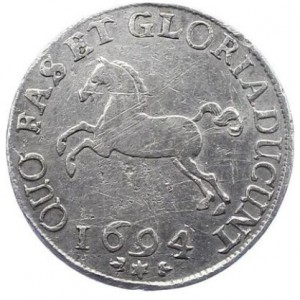 Аверс монеты Брауншвейг-Люнебург, 8 грошей, 1694-1698