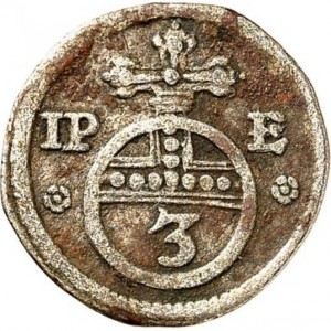 Реверс монеты Брауншвейг-Люнебург, 3 пфеннига, 1666-1678