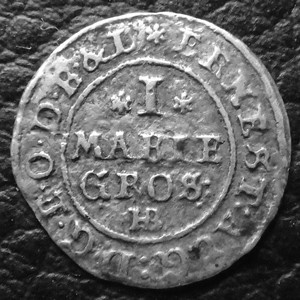 Реверс монеты Брауншвейг-Люнебург, 1 мариенгрош, 1682-1683